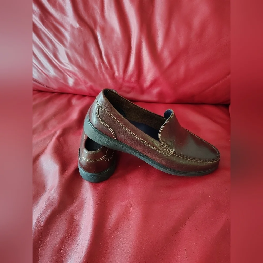 Cole Haan Dark Brown Leather Loafers